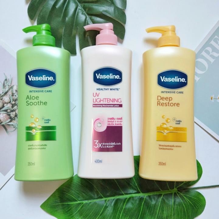 Sữa dưỡng thể toàn thân Vaseline 400ml thái