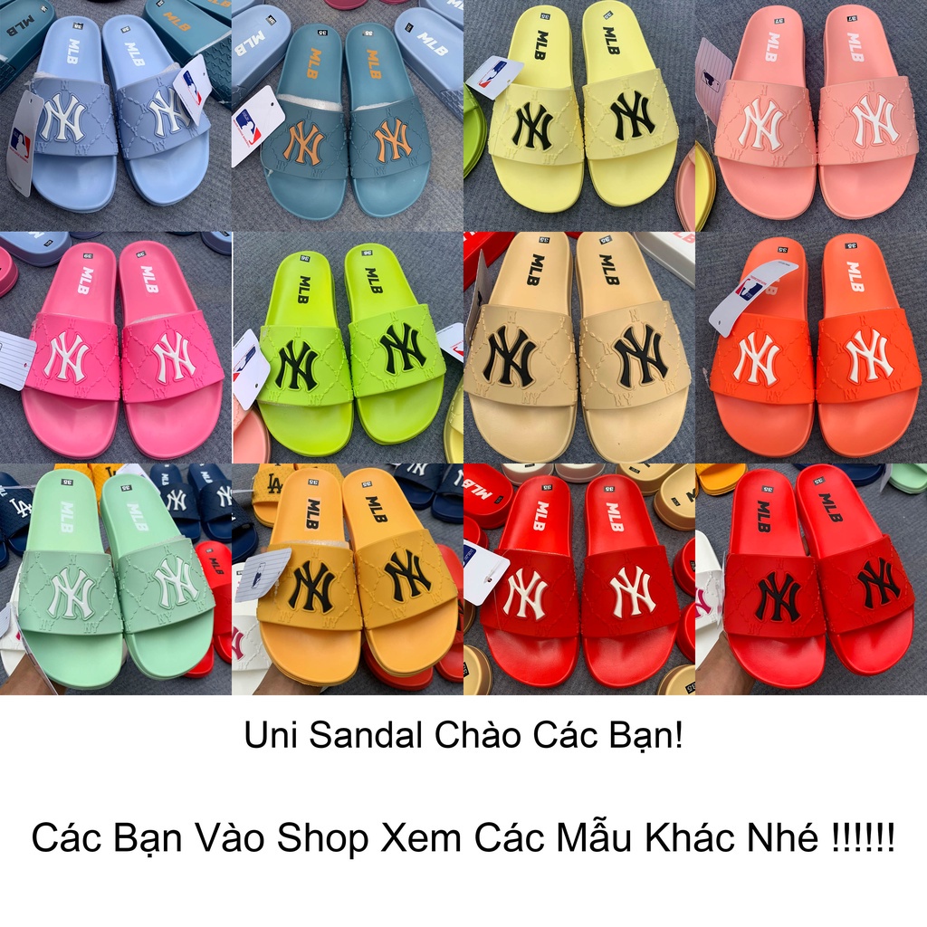 Dép Quai Ngang Nam Nữ, Dép Mlb Nam Nữ Cao Cấp - Hàng nhập khẩu