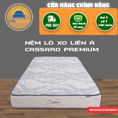 Nệm Lò Xo Liên Á Cassaro Premium