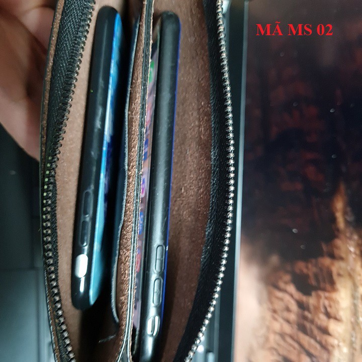 Ví da nam cầm tay Jeep dài chính hãng