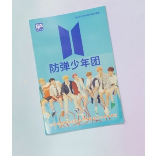 sổ nhạc bangtan army có ảnh in màu