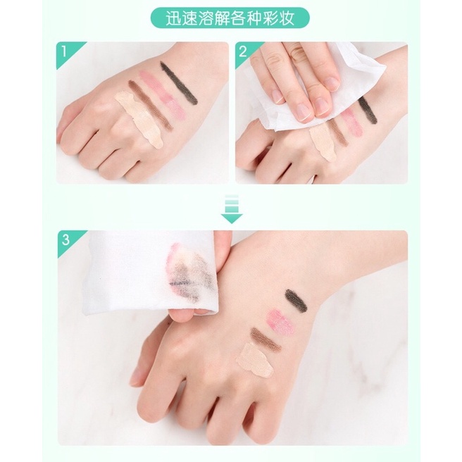 Khăn tẩy trang LizeeaA Hehu Jifu - Tẩy trang du lịch bỏ túi | BigBuy360 - bigbuy360.vn