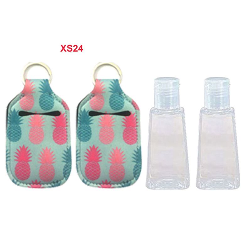 Vỏ Bọc Chai Nước Rửa Tay / Son Môi 30ml Có Móc Khóa Tiện Dụng Mang Theo Du Lịch