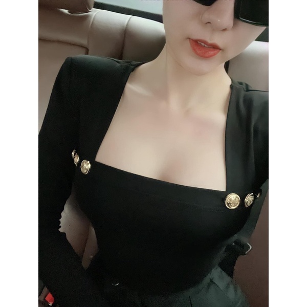 ÁO NHŨ KIM CƯƠNG CỔ VUÔNG CÚC MS14881