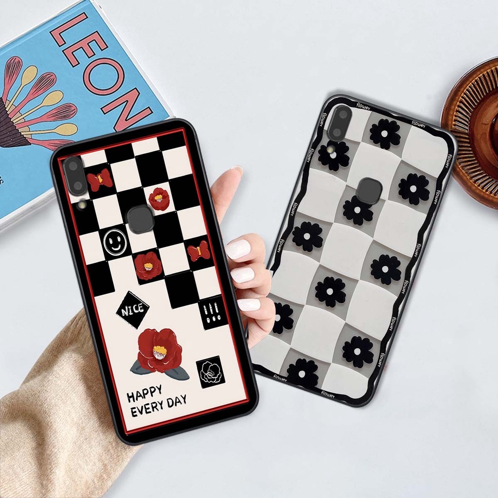 Ốp Vivo V9 / V9 Youth in hình trái tim, caro kẹo ngọt đầy cá tính siêu đẹp siêu chất