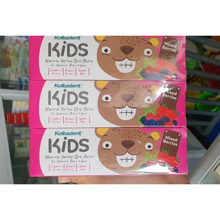 Kem đánh răng trẻ em Kolbadent Kids 50gr hương dâu