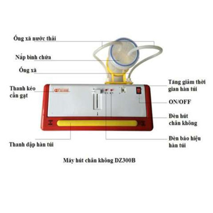 Máy Hút Chân Không DZ300B Chính Hãng Không Kén Túi