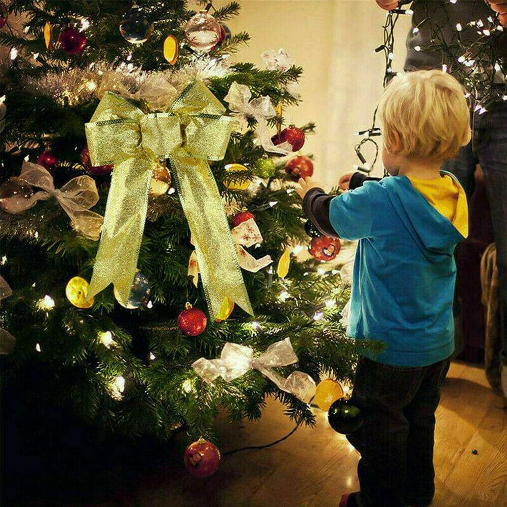 Nơ Trang Trí Cây Thông Giáng Sinh