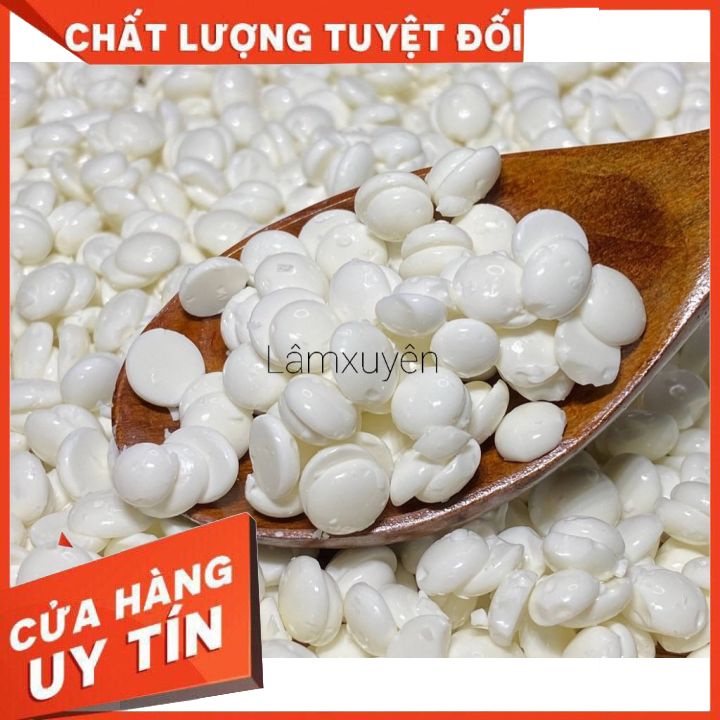 Sáp wax tẩy lông DỪA 500g dạng viên siêu hot FREESHIP được làm từ nhựa và dầu thực vật, độ dính cao_ thơm hương dừa