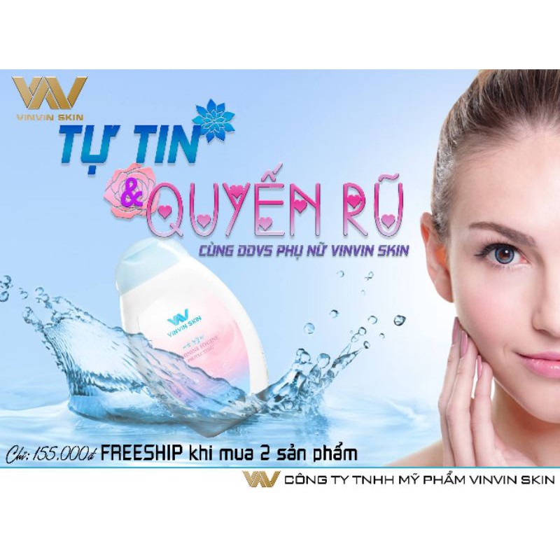 DUNG DỊCH VỆ SINH PHỤ NỮ-VINVIN SKIN FEMININE HYGINE PROTECTING