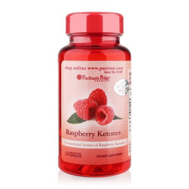 Viên uống hỗ trợ giảm cân Raspberry Ketones Puritan’s Pride