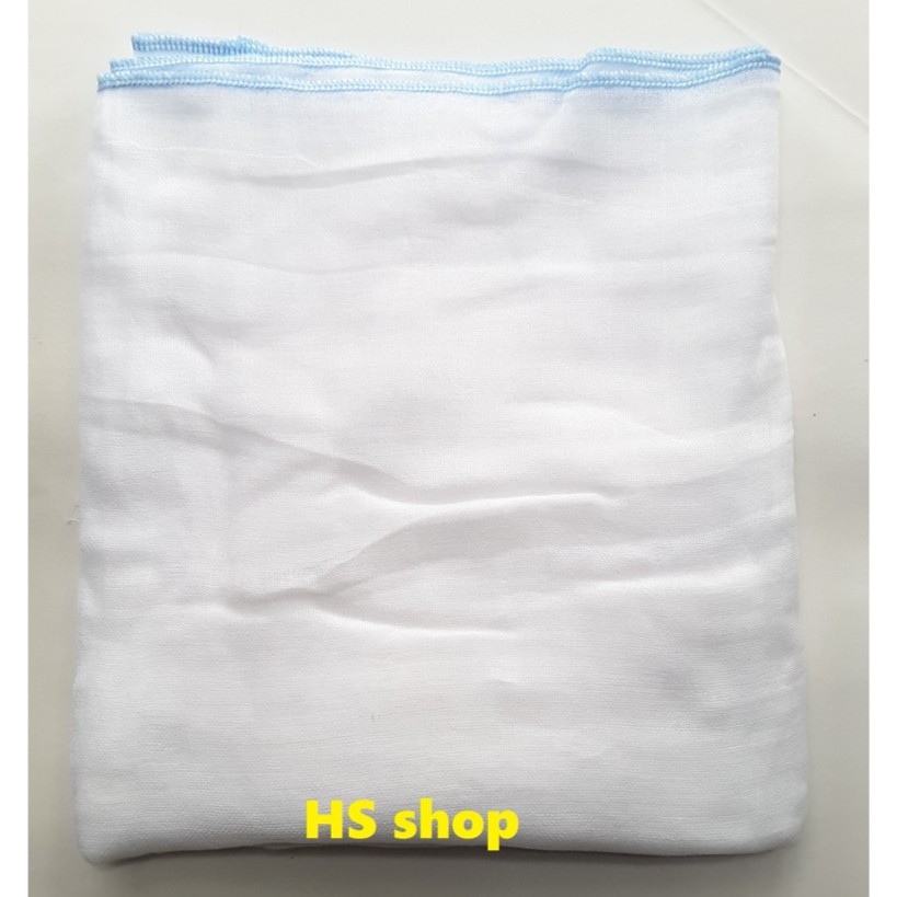 30 Khăn lót vải xô cho bé 2 lớp 100% cotton (40 x 70cm) - Siêu thấm, sạch, mềm mại - NPP HS shop