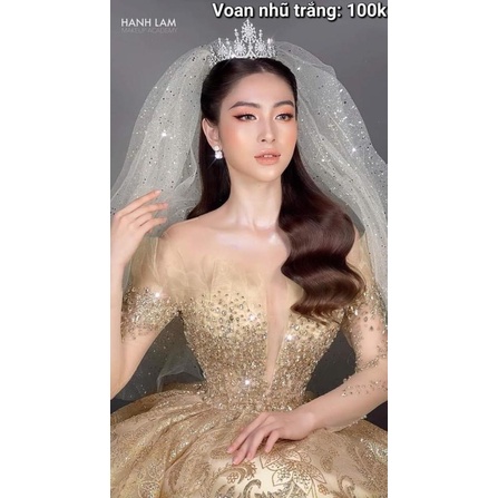 Voan nhũ kim tuyến siêu xinh