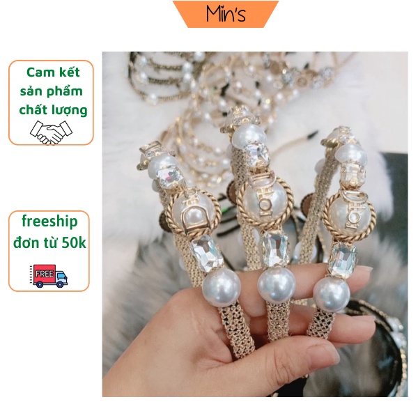 Bờm Tóc  [ HÃNG ] Đính ĐÁ Siêu Sang, Phong Cách Hàn Quốc