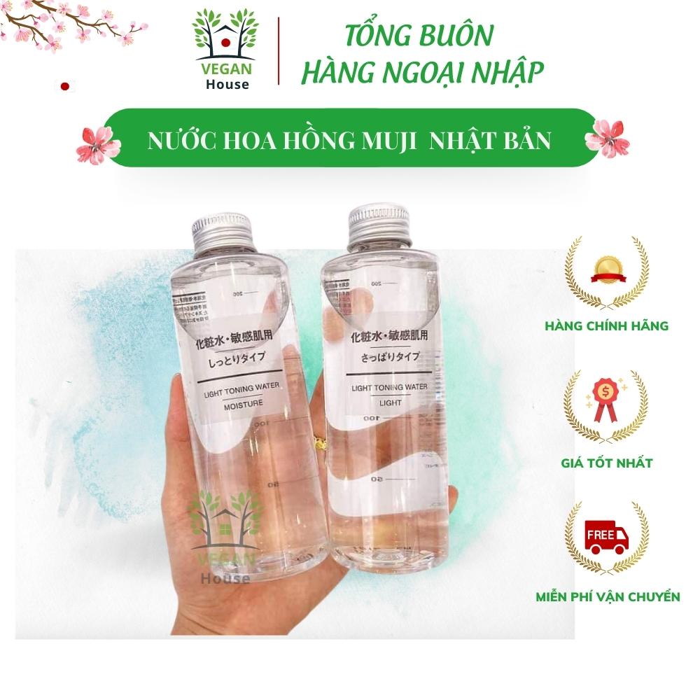Nước Hoa Hồng Muji Cân Bằng Da Light Muji 200ml Nhật Bản dành cho da khô, da dầu