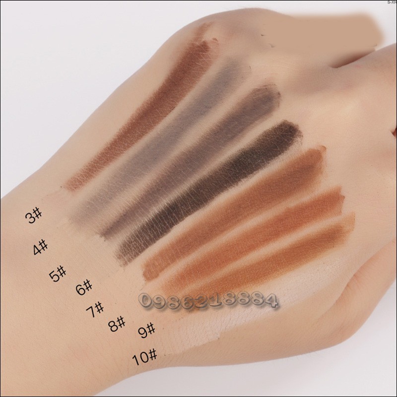 Chì xé kẻ mày cao cấp Haozhuang Make Up Milano Eyebrow Pencil siêu mịn bền màu SX | BigBuy360 - bigbuy360.vn