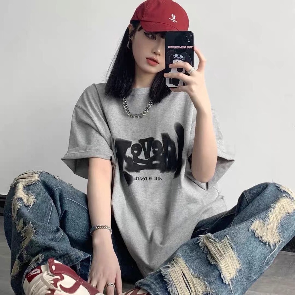 Áo Thun Áo Phông Tay Lỡ Ldevey Unisex From rộng KL Unisex