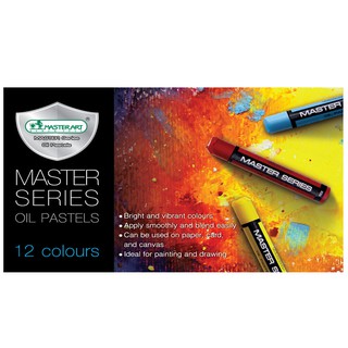 🍊[ THANH LÝ ]🍊Bút sáp dầu 12 màu Master Series (1 hộp)