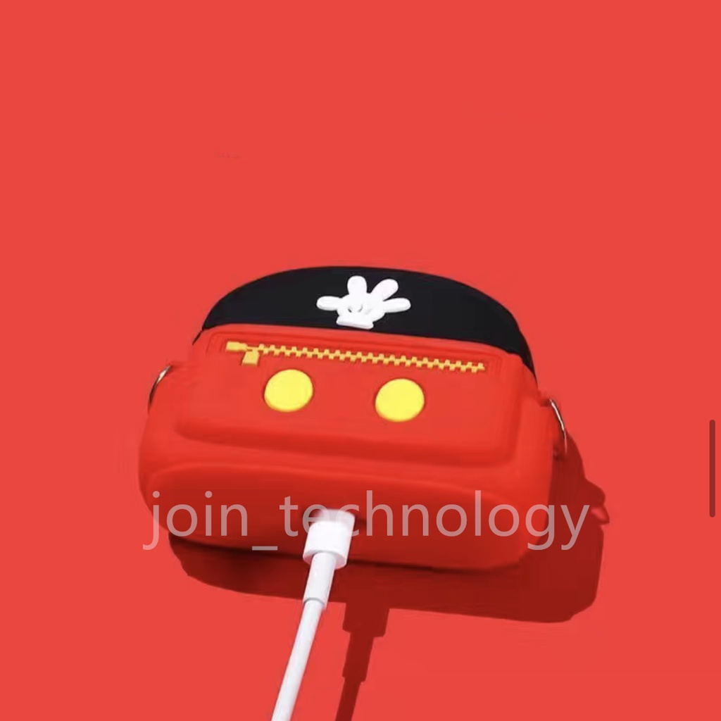 Vỏ Bảo Vệ Hộp Sạc Tai nghe không dây Airpods 1 / 2 / Pro Hình Hoạt Hình Dễ Thương