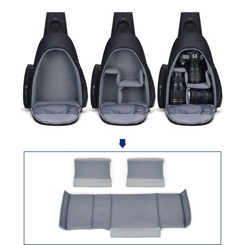 Balo máy ảnh CW D17 đa năng 2 in 1