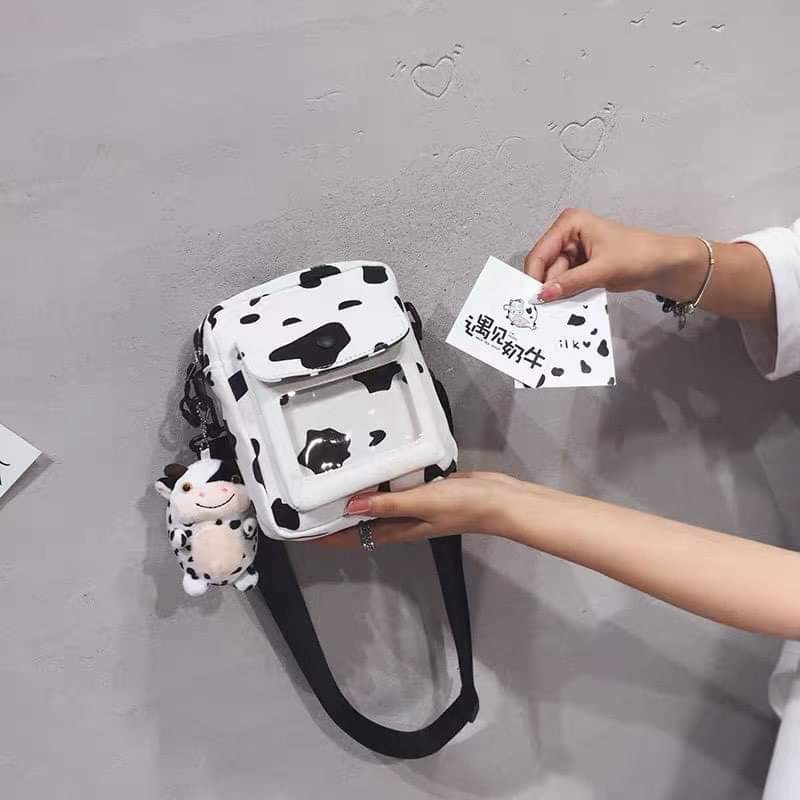 Túi chéo bò sữa mini DH12 | BigBuy360 - bigbuy360.vn