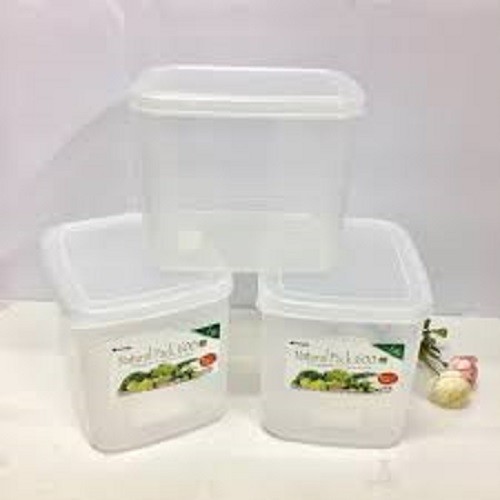 Hộp nhựa đựng thực phẩm, thức ăn dáng vuông 1600ml Inomata - Nhật Bản