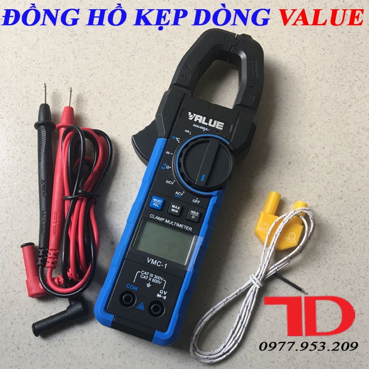 Đồng hồ kẹp dòng VALUE VMC1 mẫu mới