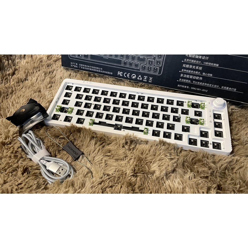 Bộ KIT bàn phím cơ Custom TM680 mạch ngược - 3 Mode - Hotswap - RGB - ZooPC