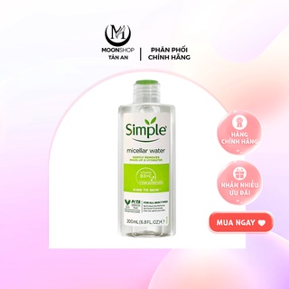 NƯỚC TẨY TRANG SIMPLE KIND TO SKIN MICELLAR CLEANSING WATER MẪU MỚI