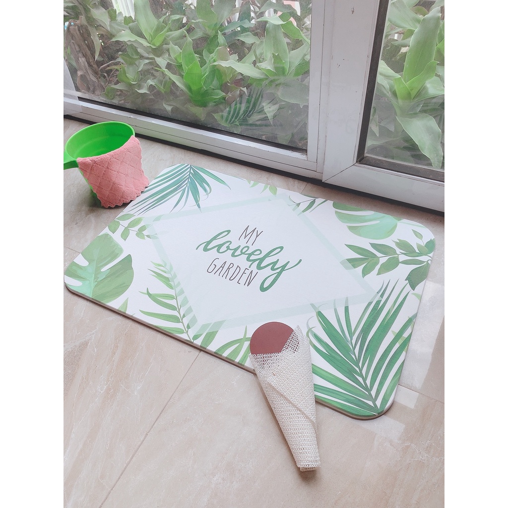 (Có Ship Hỏa Tốc HCM) Thảm Đá Chùi Chân Siêu Thấm Nhập Khẩu Nhiều Mẫu