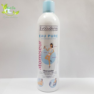 Xịt khoáng Evoluderm Atomiseur Eau Pure 400ml