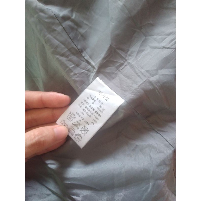 Măng tô dáng suông dài kiểu cách, màu xanh dương độc lạ