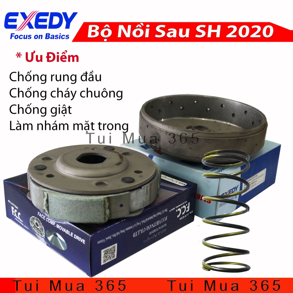 Full Bộ Nồi Sau Độ Racing Honda SH 2020, AB160, PCX 160, Click 160