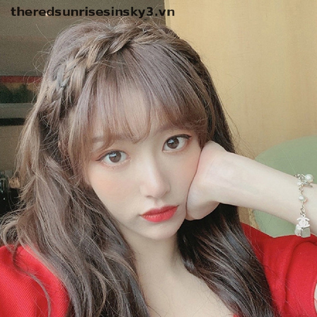 * Thời Trang Mới * * Băng Đô Cài Tóc Giả Thắt Bím Xương Cá Thủ Công Phong Cách Cổ Điển Dành Cho Bạn Nữ