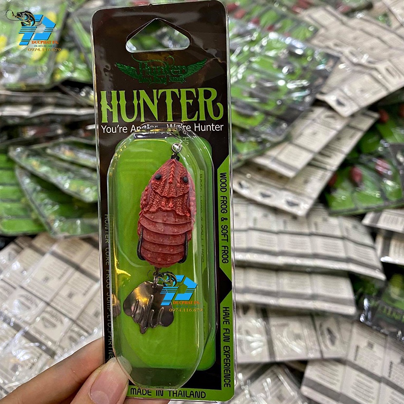 Mồi Câu Lure Thái Lan Hunter V4 Cực Nhạy Có 5 Màu