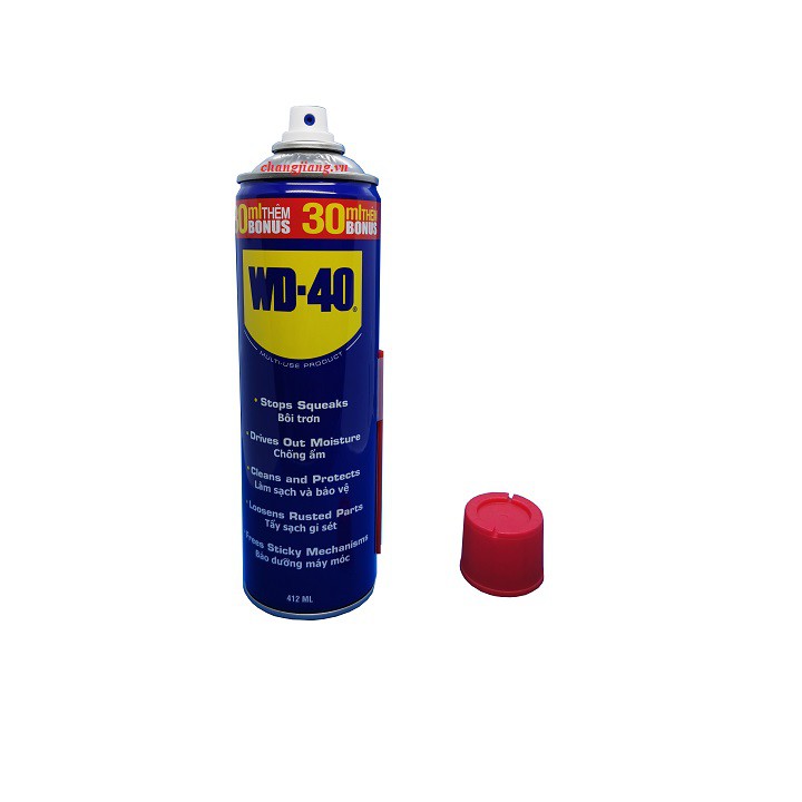 Chai Xịt Vệ Sinh Chống Rỉ Sét, Bôi Trơn Bảo Dưỡng Đa Năng WD-40 USA 412ml