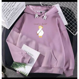  Áo hoodie vịt đeo túi chất nỉ bông đẹp