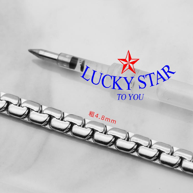 Dây chuyền inox nam trơn chuỗi xích cá tính thời trang