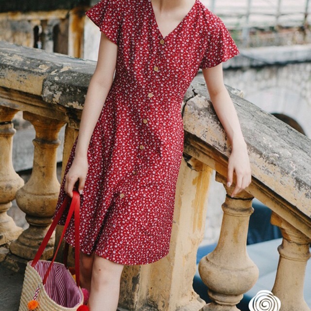 Váy hoa nhí siêu sang kèm ảnh thật và video VHS0121010