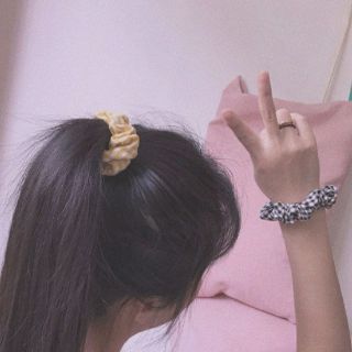 🌷CỘT TÓC SCRUNCHIE HỌA TIẾT CARO ĐỦ MÀU SIÊU CUTE🌷