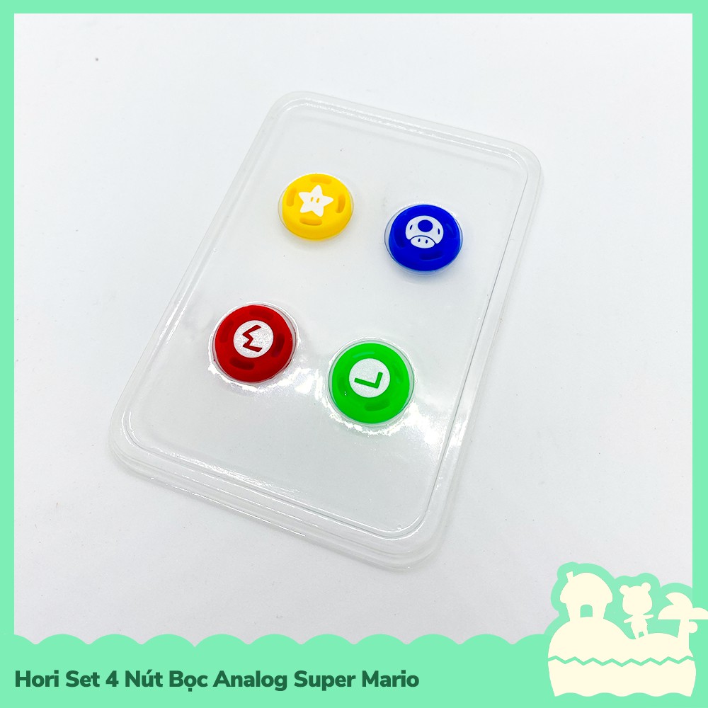 Hori Phụ Kiện Set 4 Bọc Nút Cần Xoay Analog Joycon Nintendo Switch NS Mario