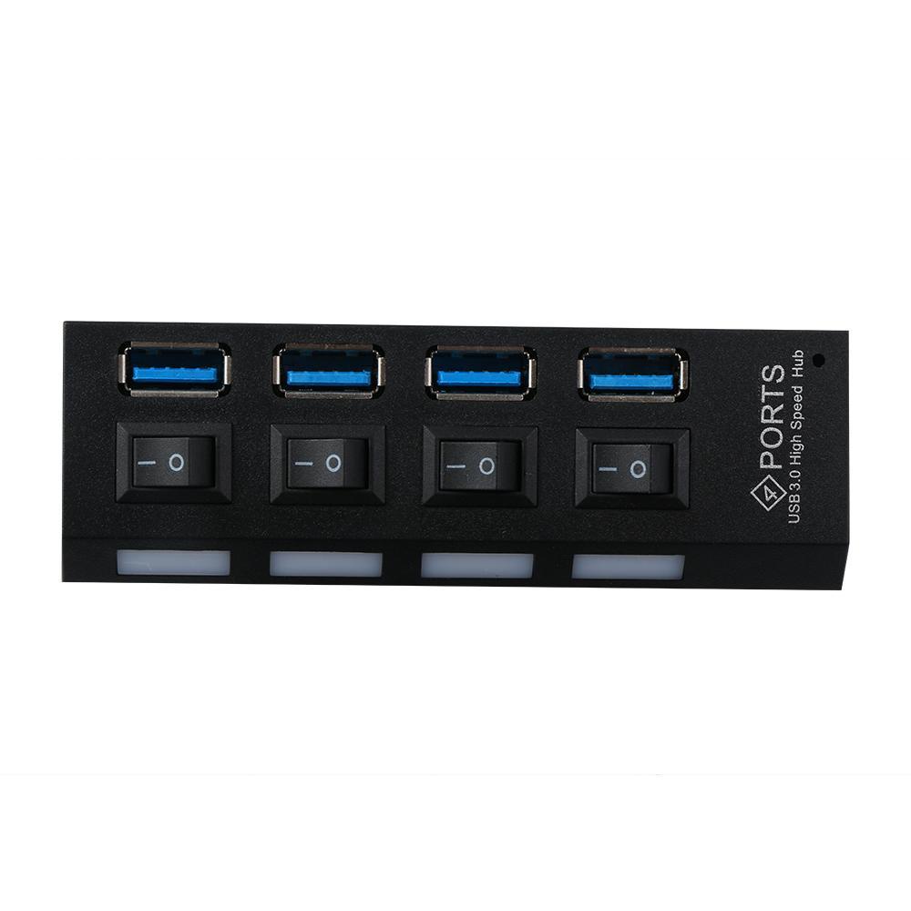 CHOOKEY Hub Chia 4 / 7 Cổng USB 3.0 Có Công Tắc Bật / Tắt Cho Máy Tính
