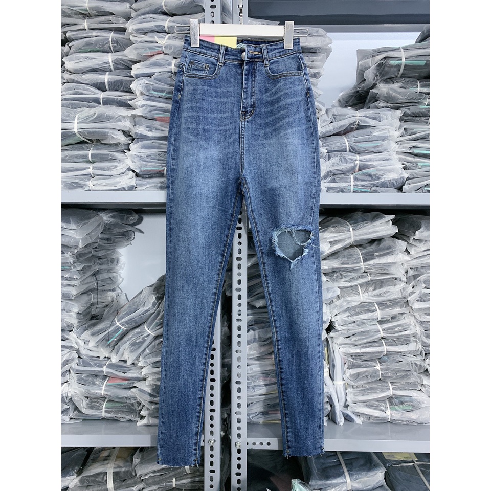 Quần Jeanlưng siêu cao chất jean co dãn phom ôm jean nữ 2022 | BigBuy360 - bigbuy360.vn