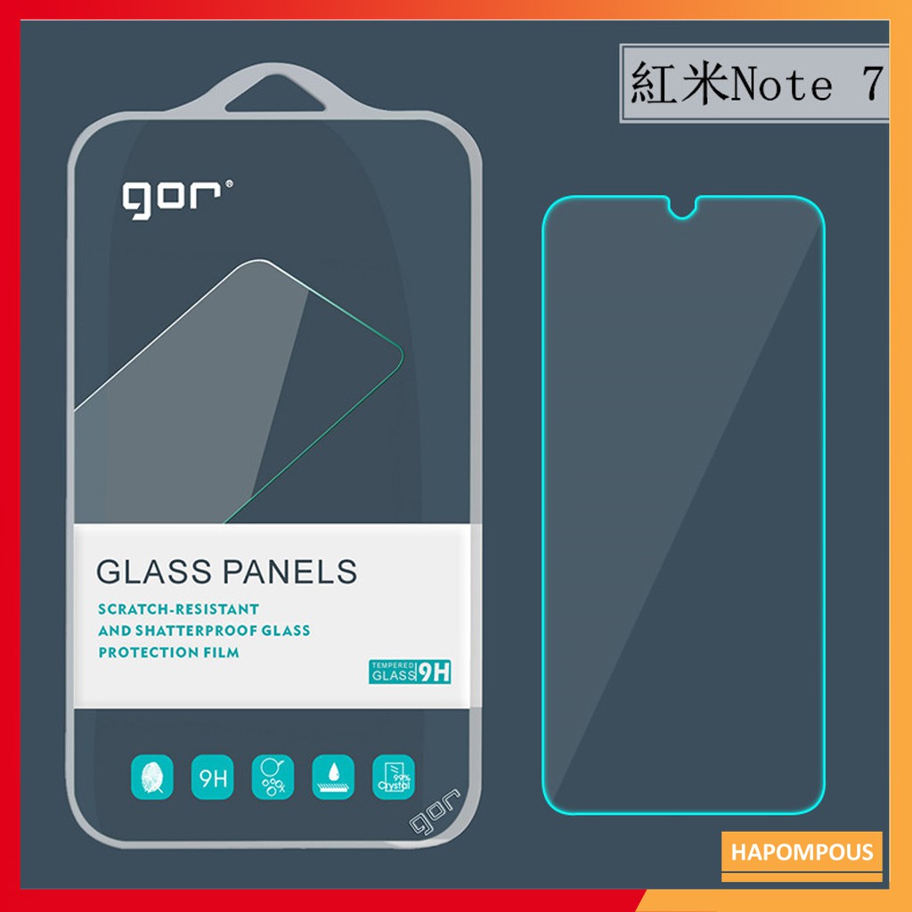 Bộ 2 cường Lực Gor Xiaomi Redmi Note 7 Không Full Cao Cấp Chính Hãng Gor