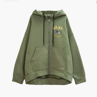 Áo Khoác Nỉ Bông PUPPY LAZY HOODY Unisex (MÀU RÊU+ẢNH THẬT)