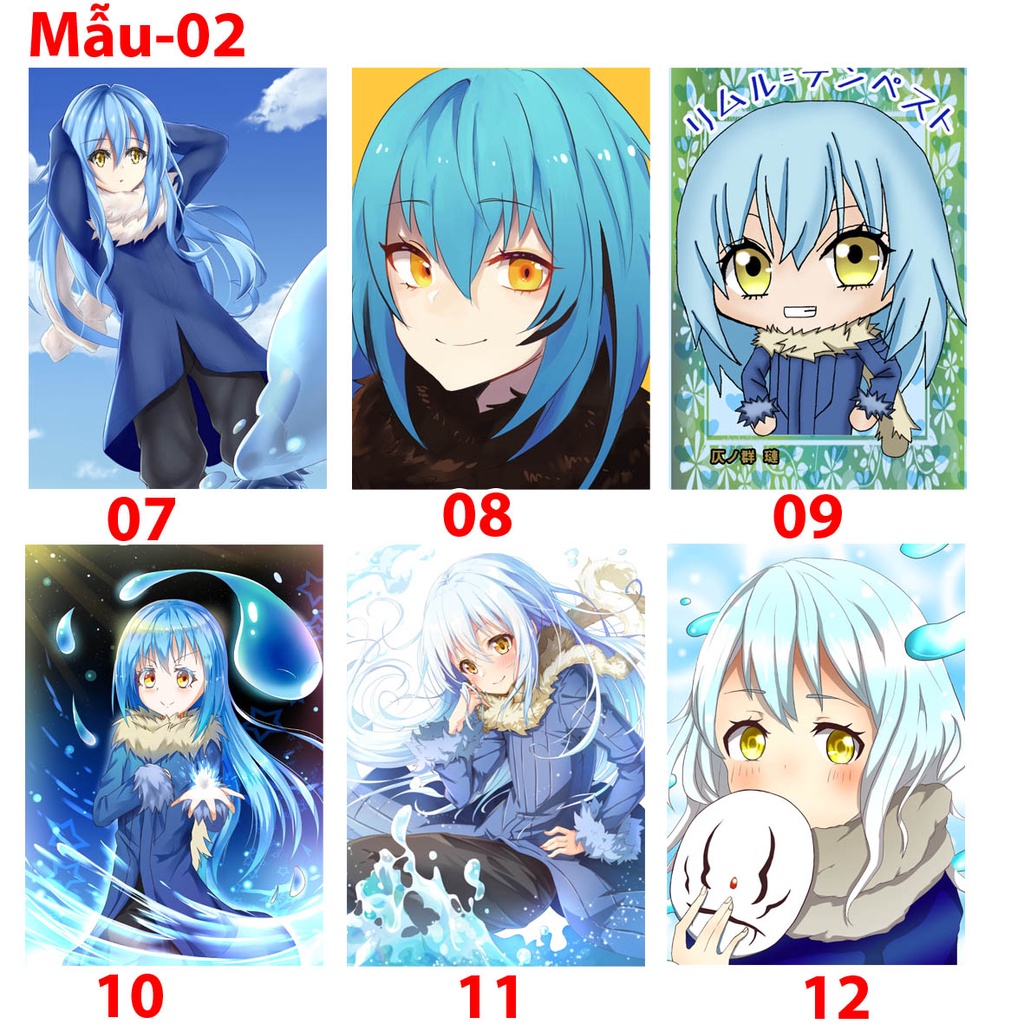 Poster, tranh dán tường, áp phích anime Tensei Shitara Slime Datta Ken - Rimuru Tempest