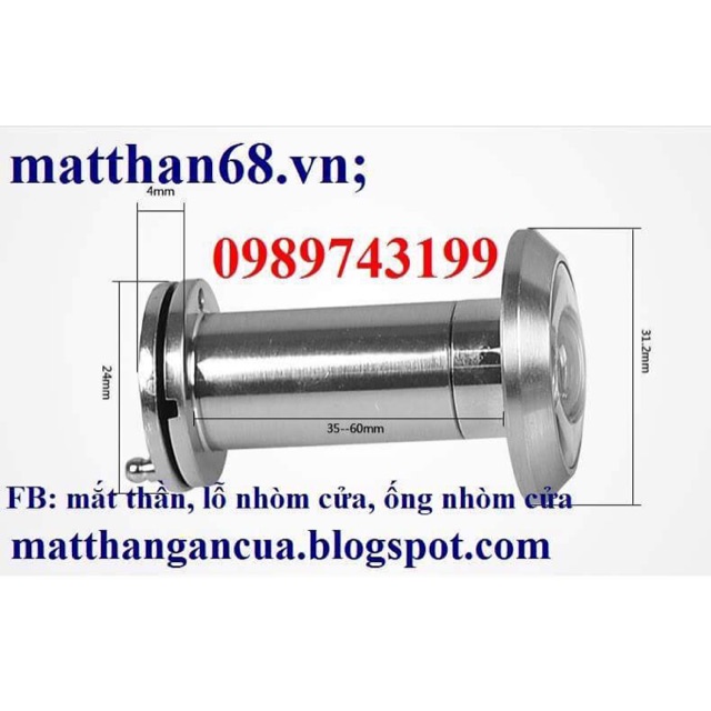 Lắp miễn phí mắt thần cửa tại Hà nội khi khách hàng mua mắt thần cửa cao cấp tại shop của mattthan68.vn