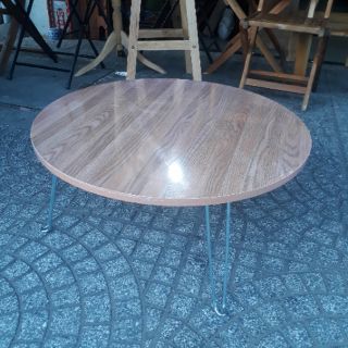 Bàn xếp tròn vân gỗ