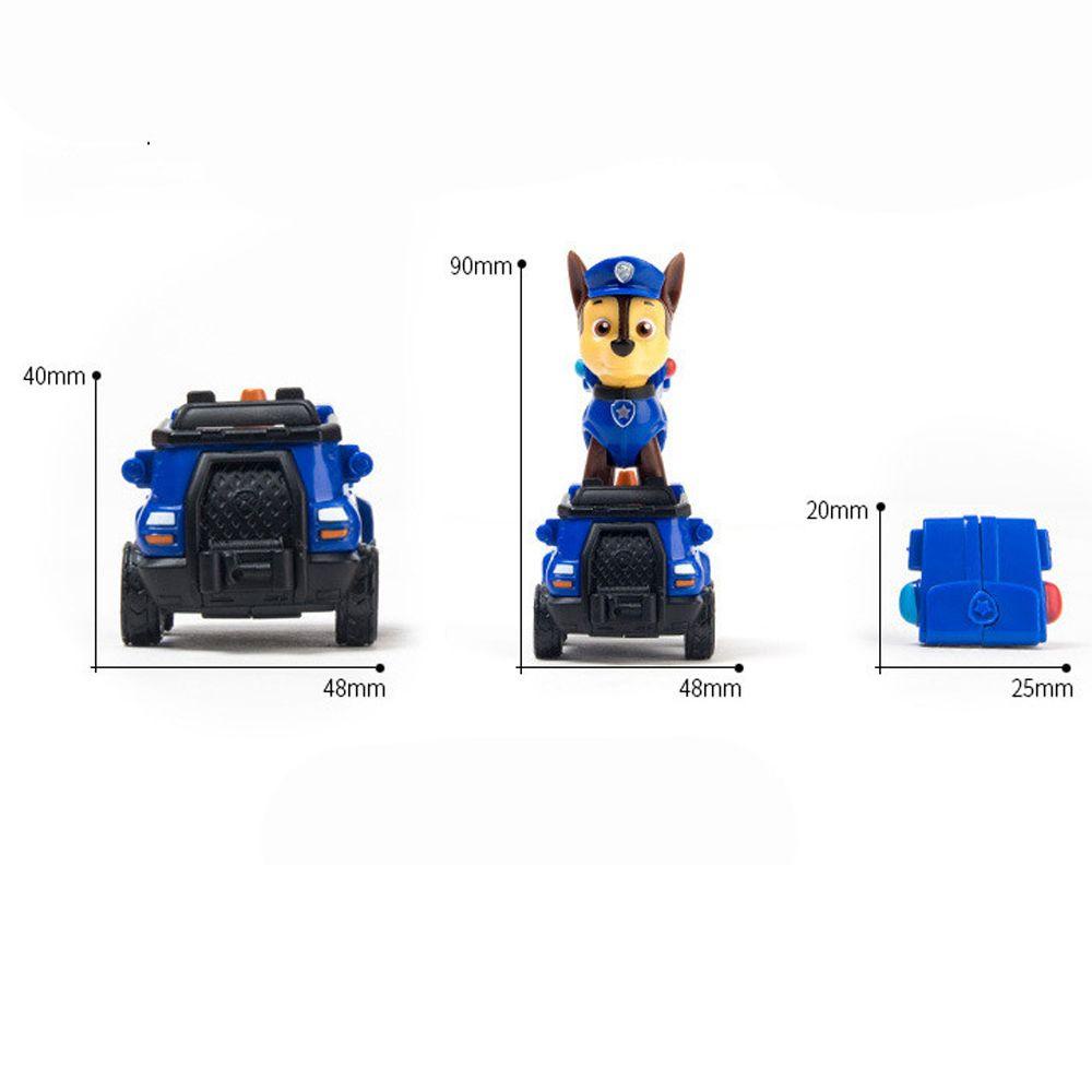 Mô Hình Nhân Vật Zuma Ryder Phim Rocky Pull Back
