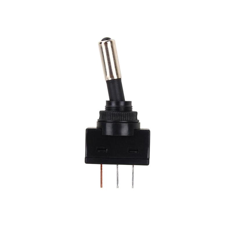Công tắc đèn LED xanh dương 3Pin SPST ON/OFF 12V 20A dạng thanh gạt dành cho xe ô tô chất lượng cao